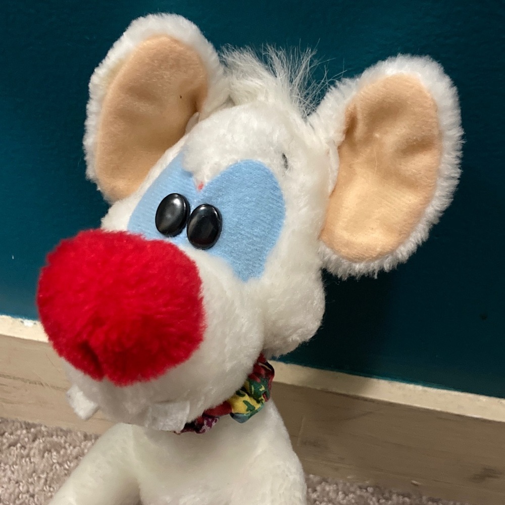 Vintage Animaniacs 1997 pinky rat plush - Picture 4 of 4